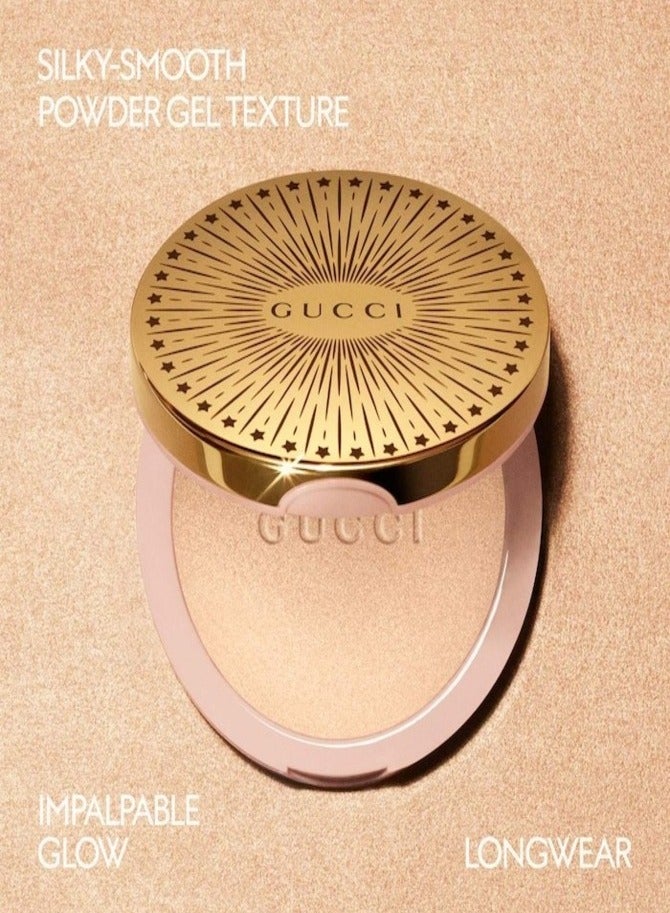 Gucci Glow Illuminating Highlighter 10g 01 Sunrise Gold - soft champagne | Multi-Use Gel-Powder Highlight - Image 5